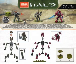 Manual Mega Construx Set Grn Halo Unsc Marine Gear Pack