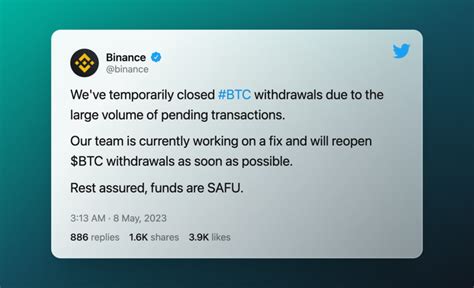 Binance detiene los retiros de Bitcoin en medio de la congestión de la