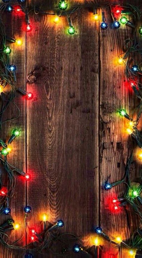 Christmas Lights Phone Wallpaper Aesthetic