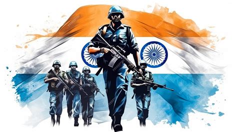 Premium AI Image | Indian Armed Forces Flag Day 7th December Armed ...