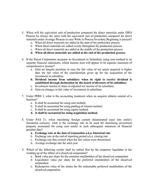 Solution Afar Toa Mcq With Answers Studypool