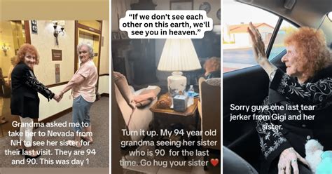 94 Year Old Woman Travels Across The Country To Meet 90 Year Old Sister