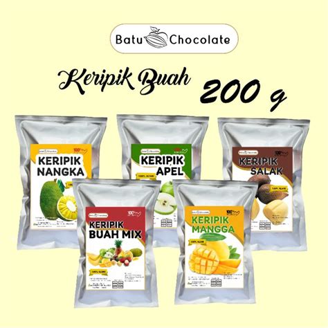 Jual Keripik Buah Apel Nangka Dan Sayur Isi Gram Oleh Oleh