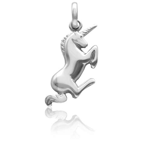 Pendentif Licorne En Argent Emanessence Ocarat