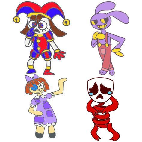 The Amazing Digital Circus Characters! by MekaylaTV on DeviantArt