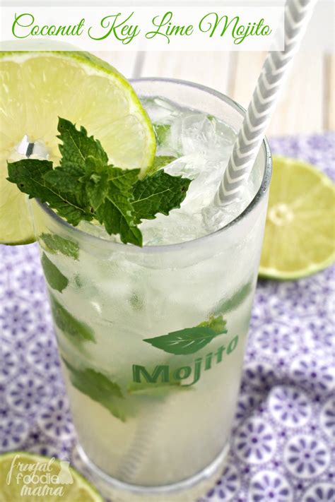 Frugal Foodie Mama Coconut Key Lime Mojito