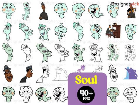 Soul Png Bundle, Movie Soul Clipart, Cartoon Soul Png Bundle, Disney ...