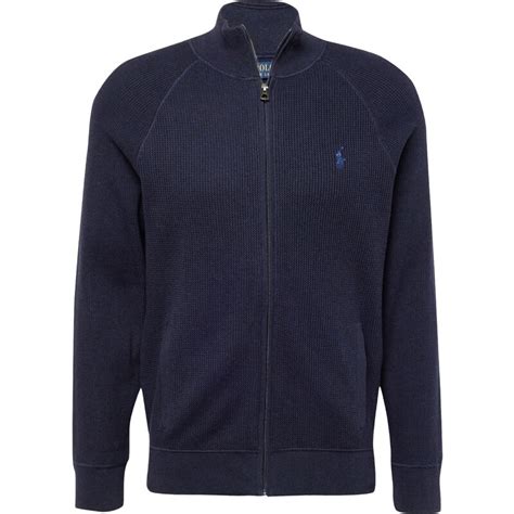 Polo Ralph Lauren Плетена жилетка синьо / нейви синьо - GLAMI.bg