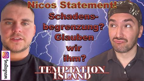 Nico Legats Statement Zeigt Nico Jetzt Wirklich Reue Temptation