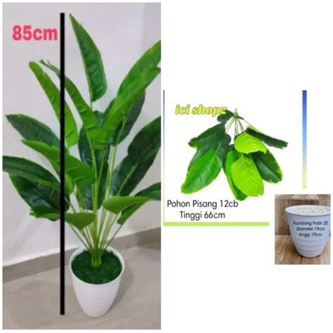 Jual Product Hot Daun Pisang Banana Leaf Bunga Plastik