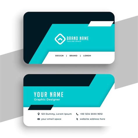 calling card layout    freepik