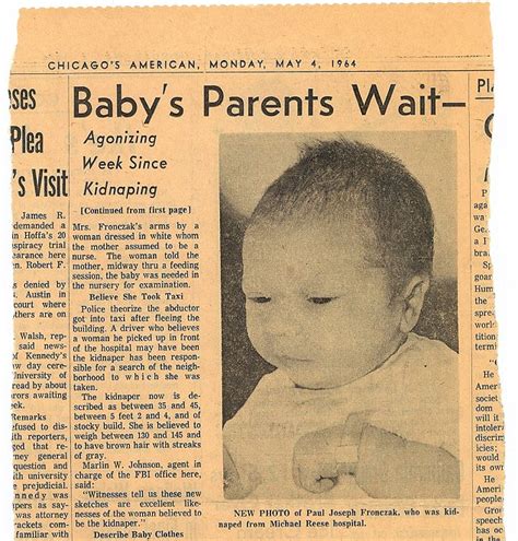 Paul Fronczak: FBI follows promising new leads in 50-year-old case ...