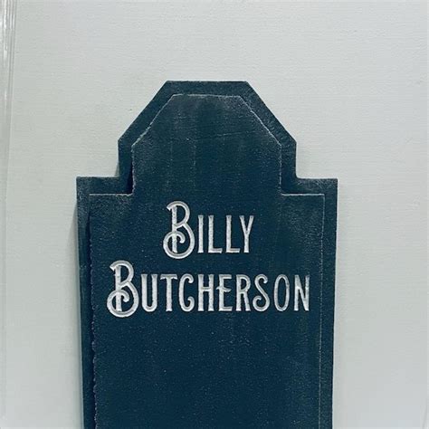 Billy Butcherson Gravestone Etsy