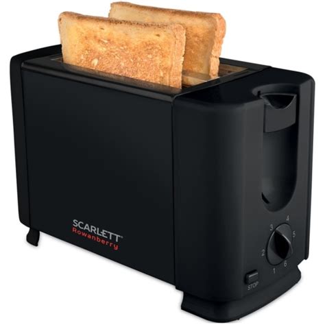 Тостер Scarlett SC-TM11025 черный — купить в интернет-магазине ОНЛАЙН ...