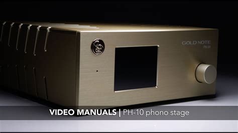 VIDEO MANUALS PH 10 Phono Stage YouTube