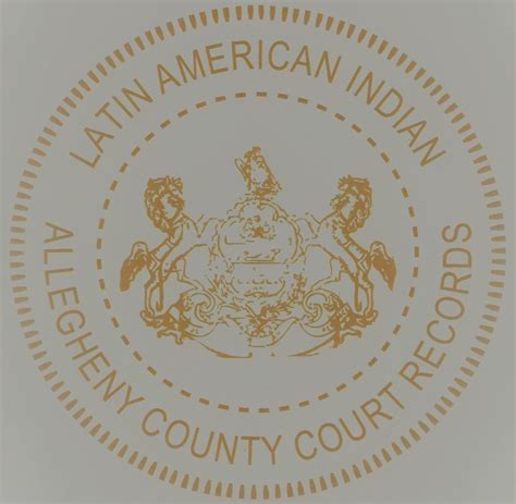 Help Latin American Indian Allegheny County Court Records X M F