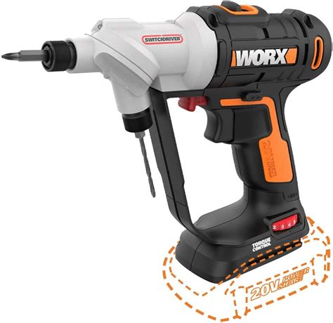 Worx Switchdriver En Taladro Y Driver Inal Mbrico Con Mandriles