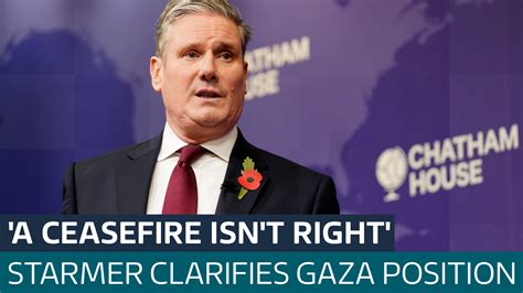 Labours Sir Keir Starmer A Ceasefire In Gaza Could Risk Further