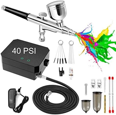 Versatile Psi Airbrush Kit Multi Function Dual Action Air Brush Set