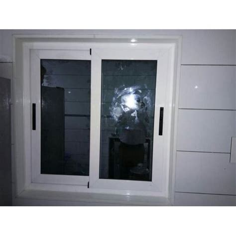 Modern White Domal Aluminum Sliding Window For Residential