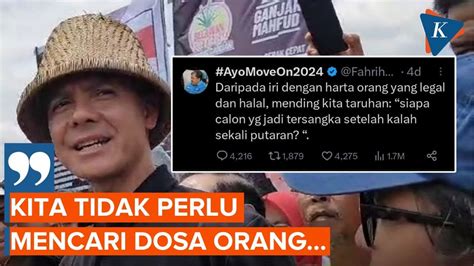 Ganjar Sayangkan Ucapan Fahri Hamzah Soal Ada Capres Jadi Tersangka