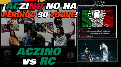 COLOMBIANOS REACCIONAN A ACZINO Vs RC ACZINO NO HA PERDIDO SU TOQUE