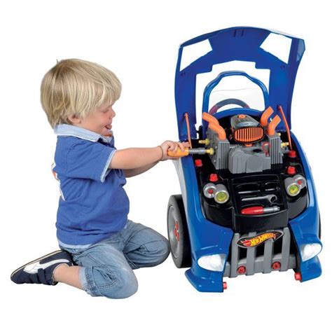 Theo Klein Hot Wheels Interactive Service Car Station Engine Playset Walmart Car Station