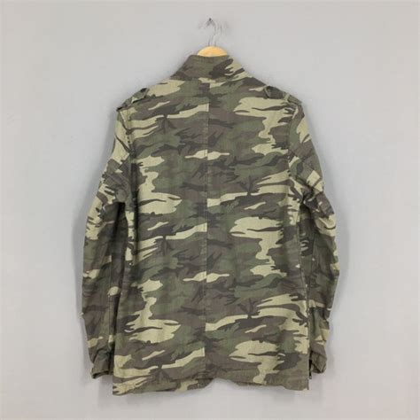 Vintage M Field Jacket Camo Size Large S Us Mi Gem