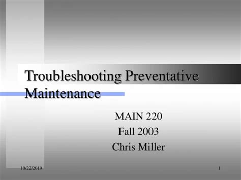 Ppt Preventative Maintenance Benefits Powerpoint Presentation Free Download Id8170936