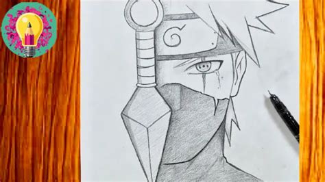 Nurato Art How To Drawing Kakashi Step By Step New Anime Drawing