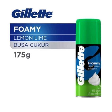 Jual Gillette Shaving Foamy Krim Alat Cukur Lemon Lime G Shaving