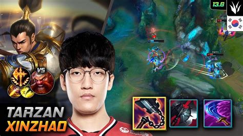 Tarzan Jungle Xin Zhao Build Goredrinker Conqueror Lol Kr Youtube