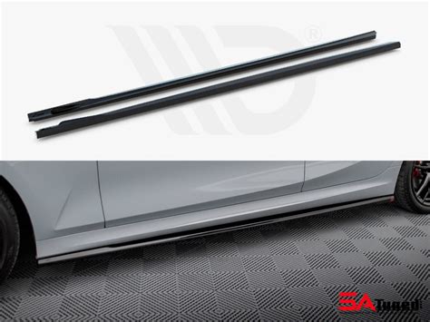 Maxton Design Side Skirts Diffusers BMW 3 M340I LCI G20 Facelift