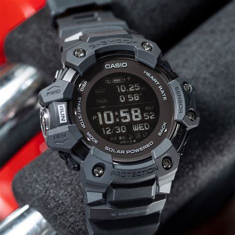 GBD H1000 1 Black Resin Band And Stainless Steel Bezel Casio G Shock