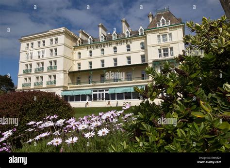 Historic Falmouth Hotel Falmouth Cornwall England Uk Stock Photo