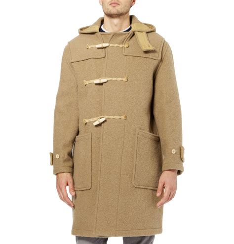 Gloverall Monty Heavyweight Duffle Coat In Brown For Men Lyst