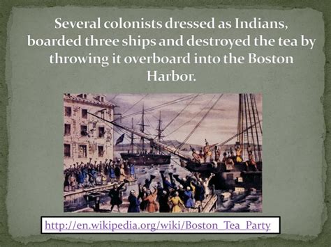 Ppt The Boston Tea Party Powerpoint Presentation Free Download Id