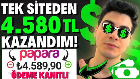 SADECE VİDEO İZLEYEREK 5 DAKİKADA 215 TL PARA KAZANMAK ÖDEME KANITLI