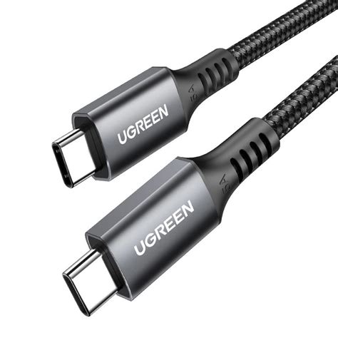 Ugreen Usb C Usb C Kaapeli Pd W M Harmaa Tekniikkaosat Fi