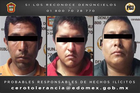 Detiene Pgjem A Tres Presuntos Extorsionadores En Chalco