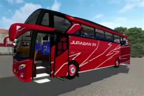 Penampakan Bus PO Juragan 99 Sempat Viral Dalam Livery MOD BUSSID JB3