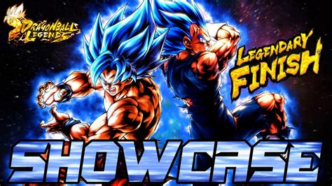 GOKU Y VEGETA BLUE LF SHOWCASE DOBLE PERSONAJE DRAGON BALL LEGENDS