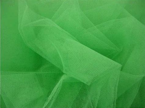 Green Plain Net Fabric Lycra Net Fabric Net Cloth Net Material