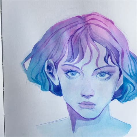 Watercolor Portrait Simple