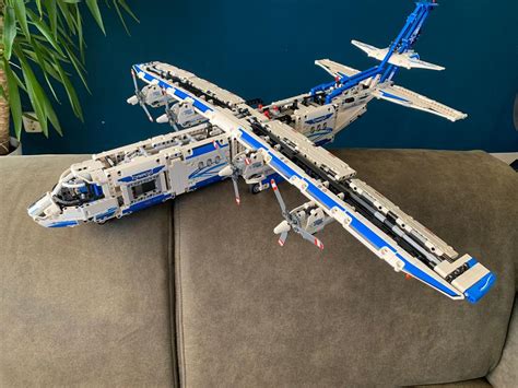 Lego Moc Cargo Plane With 4 Engines By Zz0025 Rebrickable Build