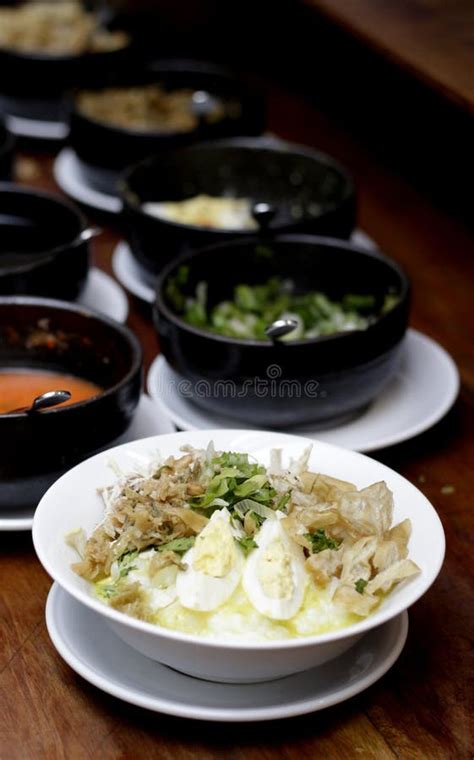 Bubur Ayam stock image. Image of barley, chicken, cooking - 267869063