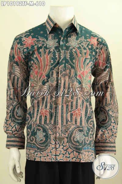 Model Baju Batik Lengan Panjang Pria Hem Batik Halus Full Furing Mewah