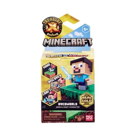 Moose Toys Treasure X Minecraft Overworld Single Pack Shopee Malaysia