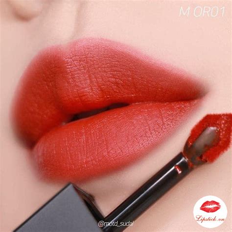 Son Kem Shu M OR01 Iron Reds Liquid Matte Đỏ Cam Cháy Hot Nhất