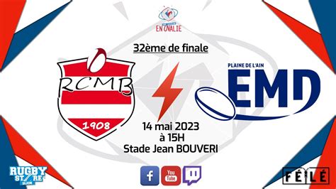 32ème de finale R1 2023 Rugby Club Montceau Bourgogne vs EMD RUGBY